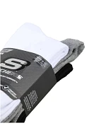Skechers, 3 ks, unisex, bez froté, S601102-107, biele, veľkosti 43–46