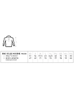 B&C ID.223 Hoodie Unisex mikina s kapucňou 01.I223 športovo sivá B&C ID.223 Hoodie Unisex mikina s kapucňou 01.I223 športovo sivá