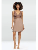 Dámska košieľka Evelina Cappucino chemise - Dkaren