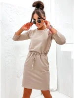 Béžové bavlnené šaty (700) Béžové bavlnené šaty (700)