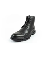 Lee Cooper pánske topánky sable topánky topánky smart kožené čierne