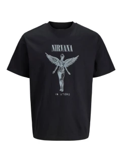 Jack&Jones Nirvana JPRBLUNIRVANA SS TEE 12287521 BLACK