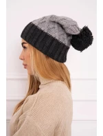 Milano fleecová čiapka K203 svetlo šedá + grafitová