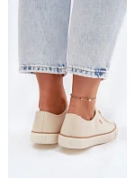 Dámske nízke tenisky Big Star TT274773 Beige Dámske nízke tenisky Big Star TT274773 Beige