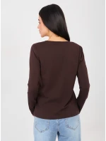 Blúzka RV BZ A1093.77 tmavohnedá