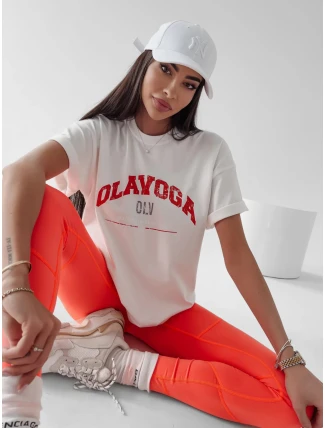 Dámske tričko 277117 ecru - Ola Voga