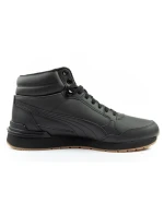 Puma ST Runner v4 Mid športové topánky Pánske členkové tenisky Black