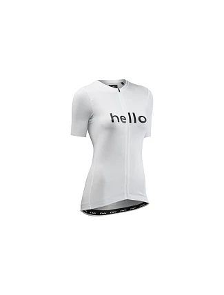 Cyklistické tričko NORTHWAVE Blade Hello Goodbye Woman Jersey S/s, biele Cyklistické tričko NORTHWAVE Blade Hello Goodbye Woman Jersey S/s, biele