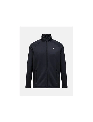 Pánska mikina PEAK PERFORMANCE M Rider Essentials Zip Jacket, čierna Pánska mikina PEAK PERFORMANCE M Rider Essentials Zip Jacket, čierna