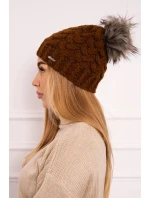 Fleecová čiapka Daria K217 svetlo hnedá