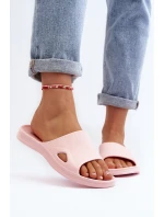 Klasyczne Klapki Damskie Różowe Juniria