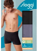 sloggi muži GO Smooth Short C2P - BLACK - SLOGGI BLACK - SLOGGI