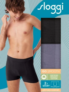 sloggi muži GO Smooth Short C2P - BLACK - SLOGGI BLACK - SLOGGI