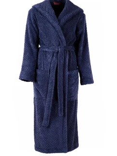 župan Athena s kapucňou tmavomodrý