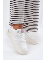 Sneakersy Damskie Na Platformie LEE EMMA WOMEN LOW 50251014.00L Białe