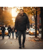 Pánska bunda WY3882H/GN Black - Geografické Nórsko