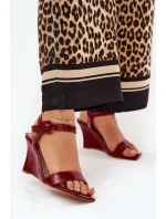 Model topánok na klinoch 210796 Krok v štýle