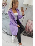 Fialová bunda s potlačou Fialová bunda s potlačou