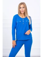 Súprava na krk s nevädzovou modrou