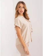 Blúzka D60103F11204A béžová
