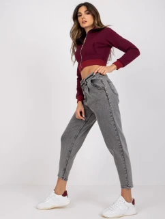 Džínsové nohavice MR SP 255.56P tmavo šedá