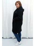 Dámsky kabát s kapucňou 184904 Latoszka - Karko Dámsky kabát s kapucňou 184904 Latoszka - Karko