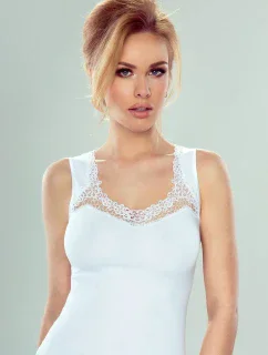 Dámska košieľka Eldar Porta Plus biela 2XL-3XL