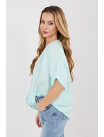 Košeľa s krátkym rukávom model 225511 Taliansko Moda Košeľa s krátkym rukávom model 225511 Taliansko Moda