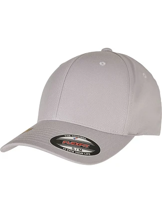 Flexfit 6277RP 6-panelová čiapka z recyklovaného materiálu Flexfit 55.77RP strieborná