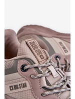 Męskie Lekkie Sneakersy Memory Foam System Big Star LL174151 Beżowe