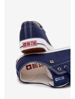 Pánske nízke tenisky z textilu Big Star DD174503 tmavomodré Pánske nízke tenisky z textilu Big Star DD174503 tmavomodré