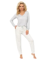 Pyžamo Maya Long Ecru - Donna Pyžamo Maya Long Ecru - Donna