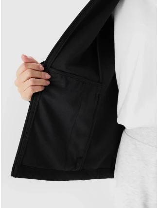 Dámska softshellová vetruodolná bunda s membránou 5000 4F - čierna