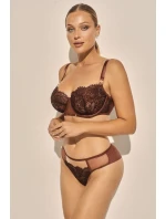 Mäkká podprsenka Kinga SC-1136 Praline