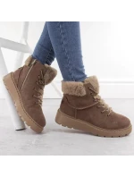 Topánky Rieker s umelou kožušinou 70402-24 W RKR753 Topánky Rieker s umelou kožušinou 70402-24 W RKR753