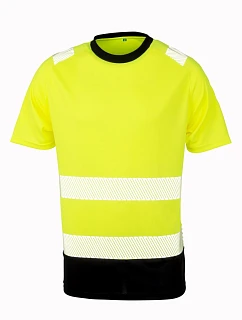 Result R 502X Bezpečnostné tričko 30.502X fluorescenčná žltá/čierna