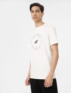 Pánske tričko H4L22-TSM029-12S biele - 4F