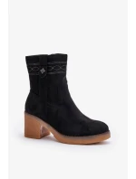 Topánky na podpätku model 201167 Step in style