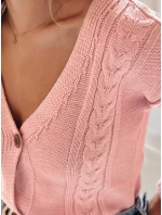 Dámsky sveter MELANIA pink FashionStreet MY1652 Dámsky sveter MELANIA pink FashionStreet MY1652