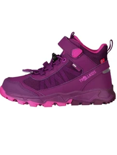Detské turistické topánky Trollkids Tronfjell Hiker Mid Waterproof Pink (476-234)