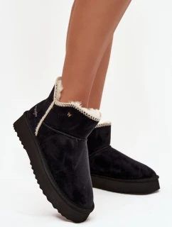 Śniegowce Damskie Na Platformie Wrangler 20253093.25Y Czarne