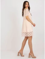 LK SK 506654 šaty.52 broskýň LK SK 506654 šaty.52 broskýň