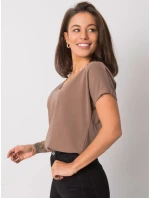 Tričko RV TS 4832.11P hnedé