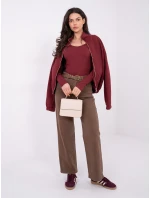 Mikina WT BL A1460.58 bordová Mikina WT BL A1460.58 bordová