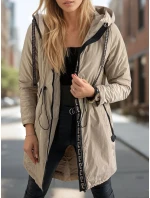 Dámska prechodná bunda VERONI beige FashionStreet TY3213