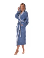 Unisex župan Tampa duo s kapucňou 3959 denim - Vestis