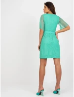 LK SK 508643 šaty.38X tyrkysová