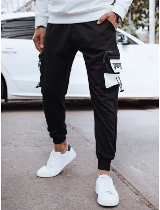 Pánske tepláky combat black FashionStreet UX4371