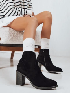 Dámske čierne semišové čižmy FashionStreet ZY1247