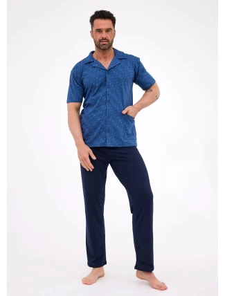 Cornette 318/57 cr/r S-2XL pánske pyžamo bez zipsu